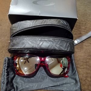 Oakley Crystal Raspberry Rose Sunglasses